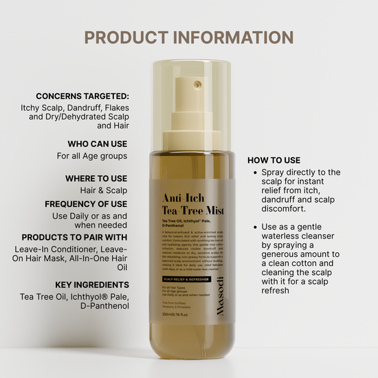 Anti-Itch Tea Tree Hair & Scalp Mist 200ml