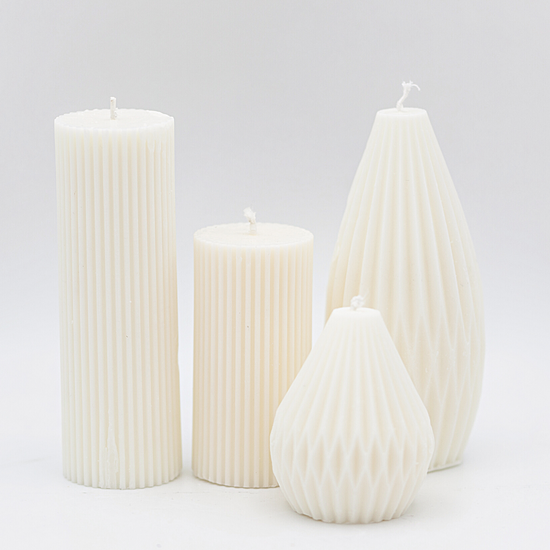 Cylinder-Pear Candle Combo